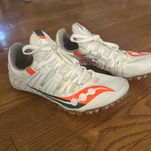 Like new women saucony track spikes wore <5 times